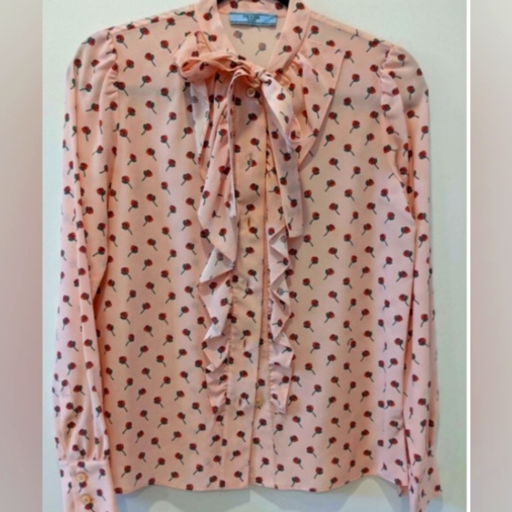 Prada 100% silk
